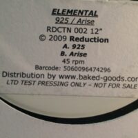 925 - Elemental *TEST PRESS*