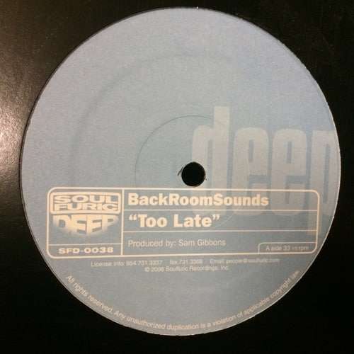 Too Late - Backroom Sounds / Brian Tappert