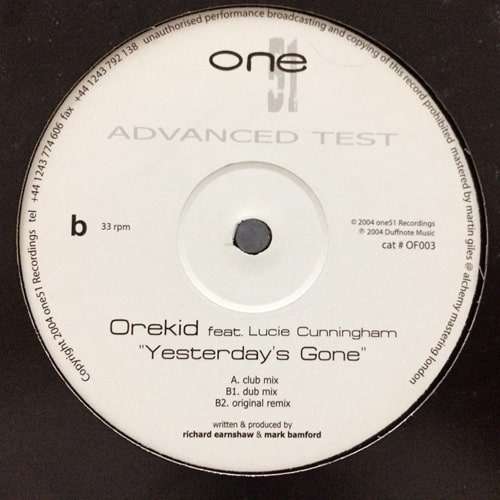 Yesterdays Gone - Orekid